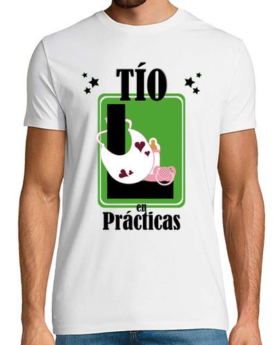 Camiseta L Tío Novato en Prácticas Niña L en Neg - latostadora.com - Modalova
