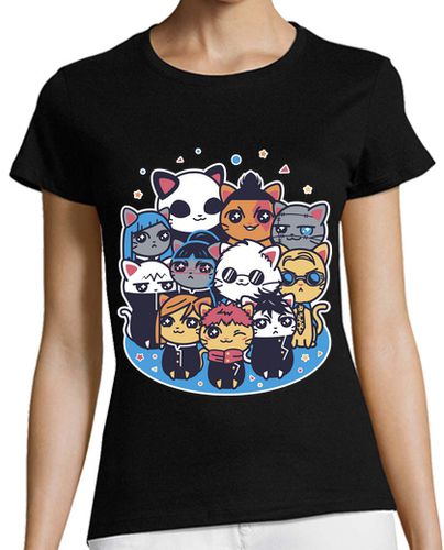 Camiseta mujer Jujutsu Cat-isen - latostadora.com - Modalova