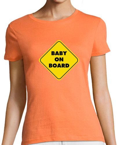 Camiseta Mujer Manga Corta Baby on board laTostadora - latostadora.com - Modalova