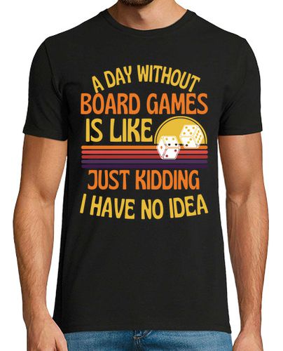 Camiseta un día sin juegos de mesa tablero diver laTostadora - latostadora.com - Modalova