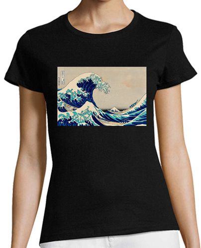 Camiseta mujer La gran ola de Kanagawa - Japon - latostadora.com - Modalova