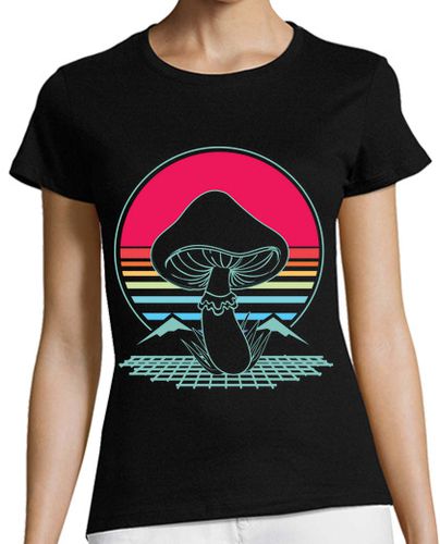 Camiseta mujer hongo mágico retro vaporwave - latostadora.com - Modalova