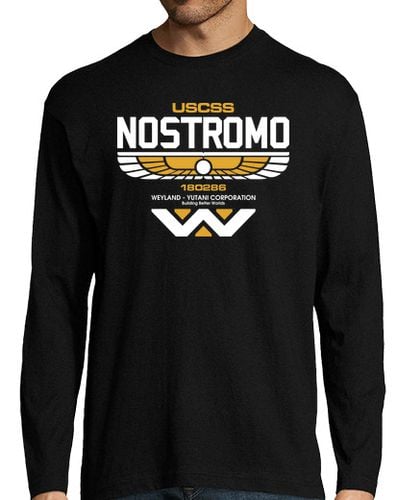 Camiseta Hombre Manga Larga Nostromo - Alien laTostadora - latostadora.com - Modalova