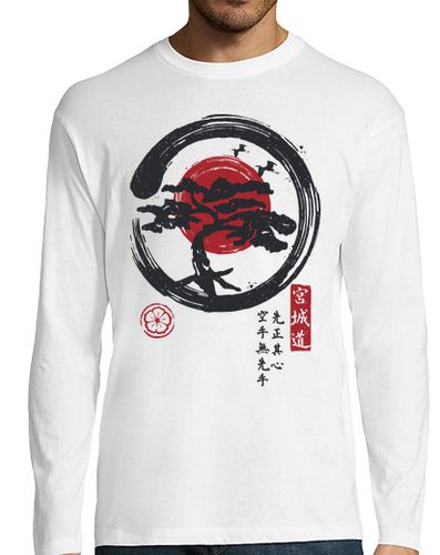 Camiseta Hombre Manga Larga Miyagi-Do Rules Enso laTostadora - latostadora.com - Modalova