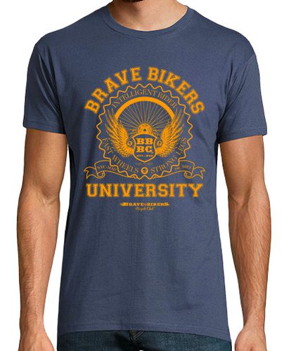 Camiseta Brave Bikers University laTostadora - latostadora.com - Modalova