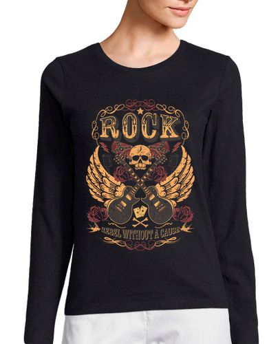 Camiseta Mujer Manga Larga ROCK laTostadora - latostadora.com - Modalova