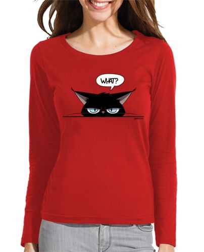 Camiseta mujer Mujer, manga larga, roja - latostadora.com - Modalova