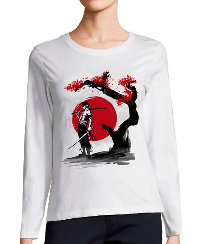 Camiseta Mujer Manga Larga Swordsman Pirate laTostadora - latostadora.com - Modalova