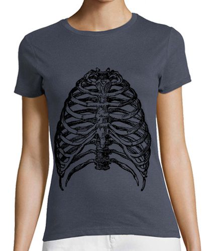 Camiseta mujer huesos torax - latostadora.com - Modalova