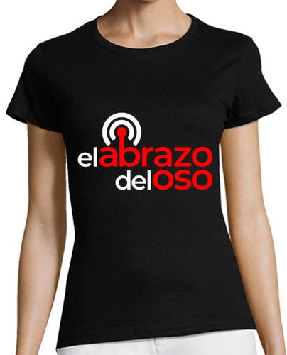 Camiseta mujer Abrazo Basic Casual Negra - latostadora.com - Modalova