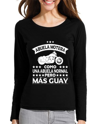 Camiseta mujer Abuela motera más guay - latostadora.com - Modalova