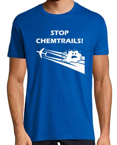 Camiseta Stop Chemtrails BLUE - latostadora.com - Modalova