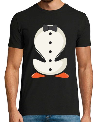 Camiseta Hombre Manga Corta pingüino traje de esmoquin tux antarctica mayordomo laTostadora - latostadora.com - Modalova