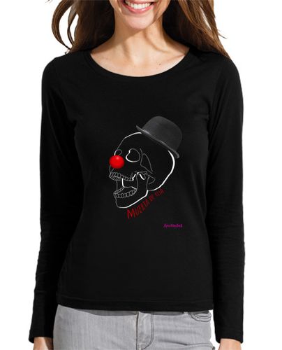 Camiseta mujer calavera tejidos oscuros - latostadora.com - Modalova