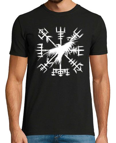 Camiseta Vegvisir With Raven Viking Compass laTostadora - latostadora.com - Modalova