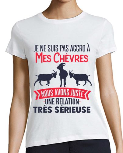 Camiseta mujer cabras no adictas al humor del granjero - latostadora.com - Modalova
