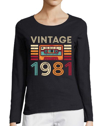Camiseta mujer Vintage 1981 - latostadora.com - Modalova