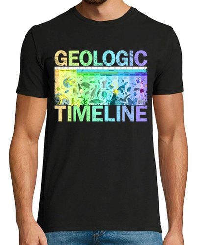 Camiseta Hombre Manga Corta Evolución de la geología de la línea de laTostadora - latostadora.com - Modalova