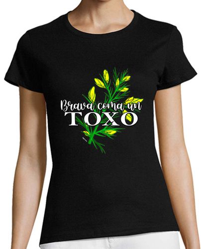 Camiseta mujer Toxo galego. Camiseta Galicia - latostadora.com - Modalova