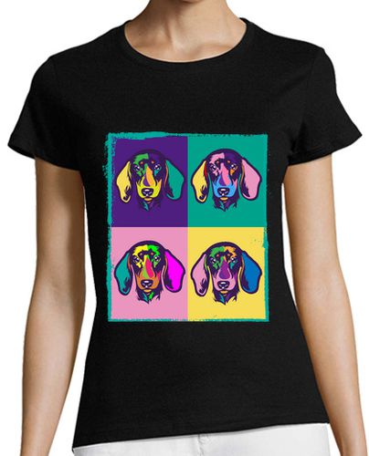 Camiseta mujer amante de los perros yo perro salchicha - latostadora.com - Modalova