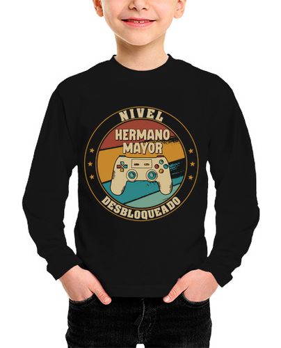 Camiseta Niño Manga Larga Hermano Mayor 2021 Anuncia Embarazo laTostadora - latostadora.com - Modalova