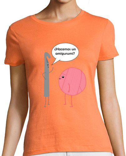Camiseta mujer ¿Hacemos un amigurumi? - latostadora.com - Modalova