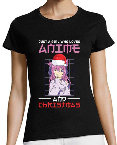 Camiseta mujer chica ama anime chica navidad japón - latostadora.com - Modalova