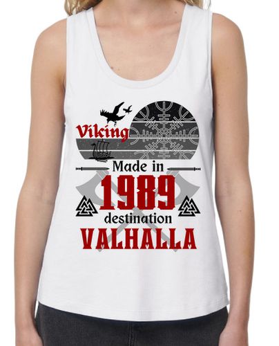 Camiseta mujer viking valhalla 1989 - latostadora.com - Modalova