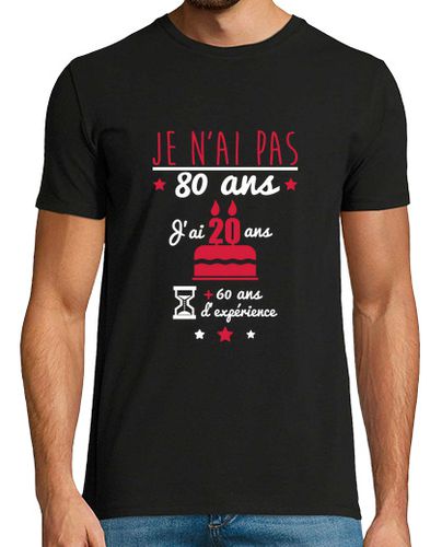 Camiseta no regalo de aniversario de 80 años laTostadora - latostadora.com - Modalova