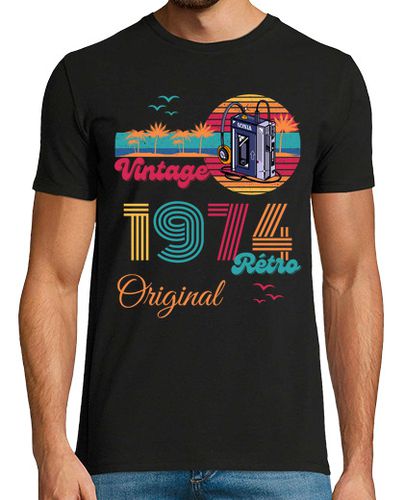 Camiseta walkman retro vintage 1974 - latostadora.com - Modalova