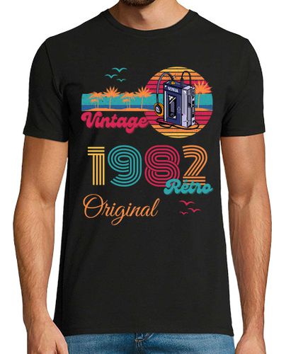 Camiseta walkman retro vintage 1982 - latostadora.com - Modalova