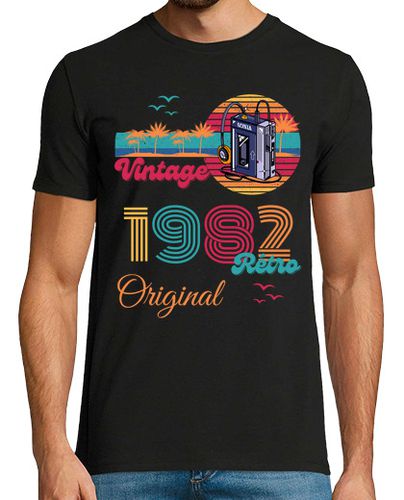 Camiseta walkman retro vintage 1982 laTostadora - latostadora.com - Modalova