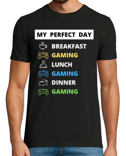 Camiseta mi dia perfecto con los videojuegos - latostadora.com - Modalova