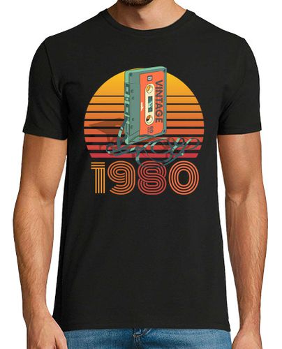 Camiseta casete de audio vintage 1980 - latostadora.com - Modalova