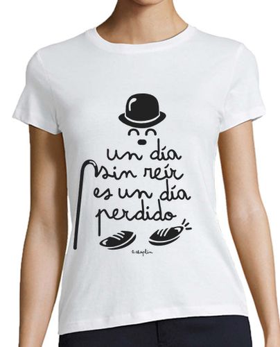 Camiseta mujer Un día sin reír es un día perdido - latostadora.com - Modalova