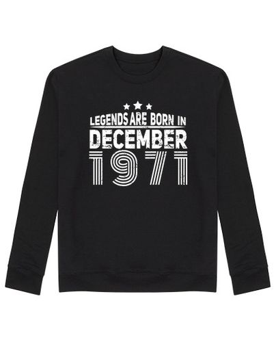 Sudadera Sin Capucha Unisex 1971 en diciembre idea de regalo vintag laTostadora - latostadora.com - Modalova