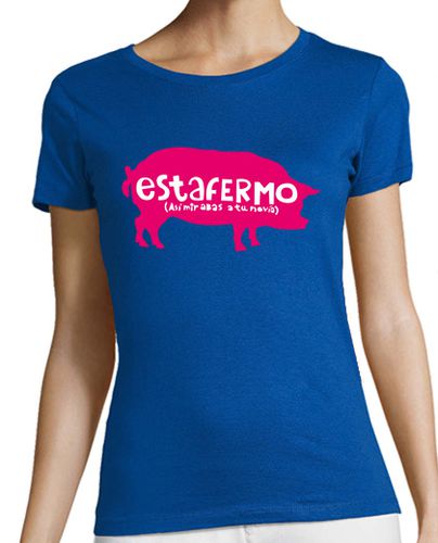 Camiseta mujer Logo tocino rosa - latostadora.com - Modalova