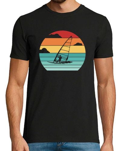 Camiseta Hombre Manga Corta surfista surfista deportes acuáticos wave rider windsurfista laTostadora - latostadora.com - Modalova