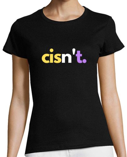 Camiseta mujer Cisnt No Binario Camiseta LGBTQ Manga Corta - latostadora.com - Modalova