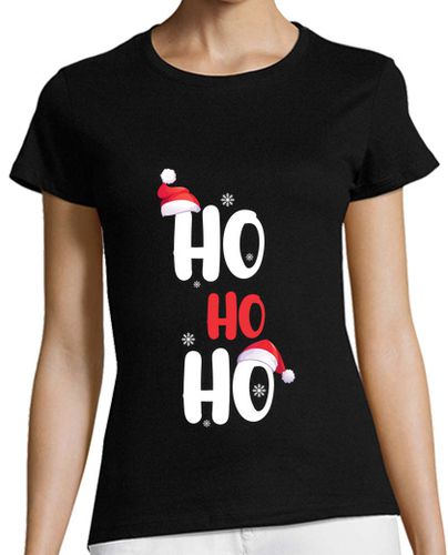Camiseta mujer divertidos regalos de navidad ho ho ho - latostadora.com - Modalova