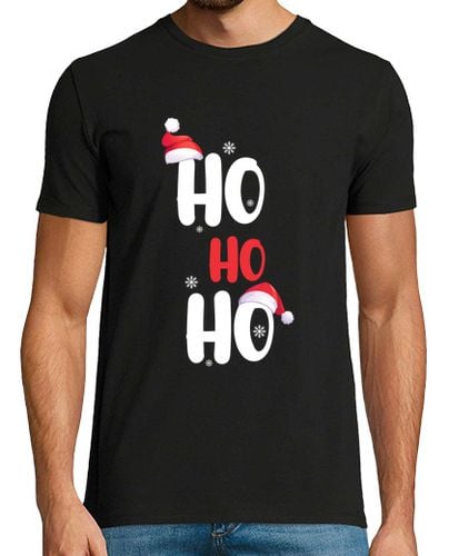 Camiseta Hombre Manga Corta divertidos regalos de navidad ho ho ho laTostadora - latostadora.com - Modalova