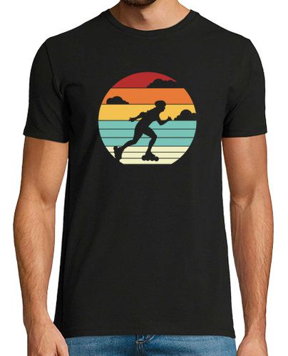 Camiseta patinador en línea retro patinaje sobre ruedas vintage guays - latostadora.com - Modalova