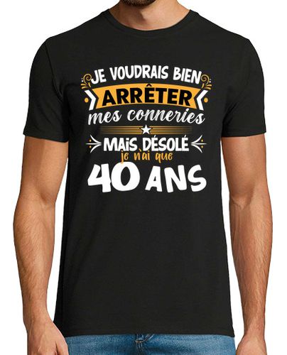 Camiseta 40 años de idea de regalo de aniversari - latostadora.com - Modalova