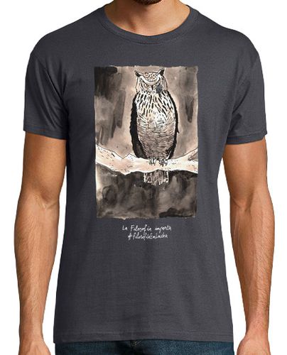 Camiseta Filosofía en Lucha, hombre, gris - latostadora.com - Modalova
