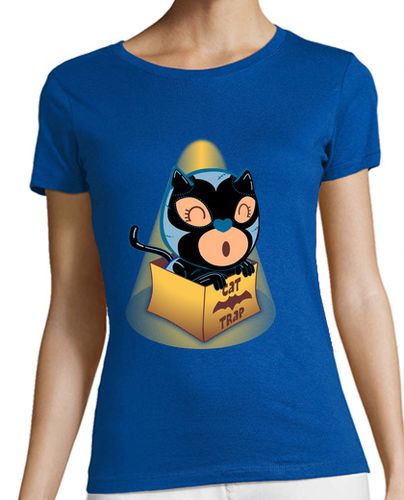 Camiseta mujer cat trap - latostadora.com - Modalova