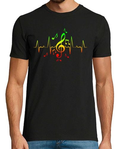 Camiseta reggae música nota latido del corazón laTostadora - latostadora.com - Modalova