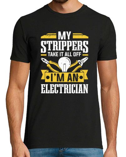 Camiseta eléctrico mi stripper se lo quito todo al electricista - latostadora.com - Modalova