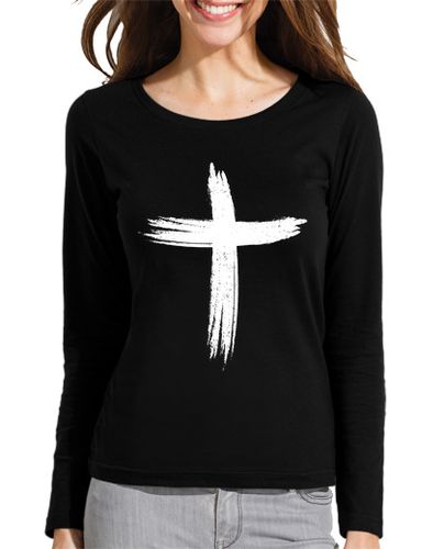 Camiseta mujer jesucristo cruz equipo dios iglesia - latostadora.com - Modalova