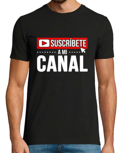 Camiseta Youtuber Suscríbete a mi Canal Youtube - latostadora.com - Modalova