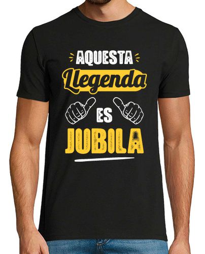 Camiseta Hombre Manga Corta Esta Leyenda Se Jubila, Catalán laTostadora - latostadora.com - Modalova